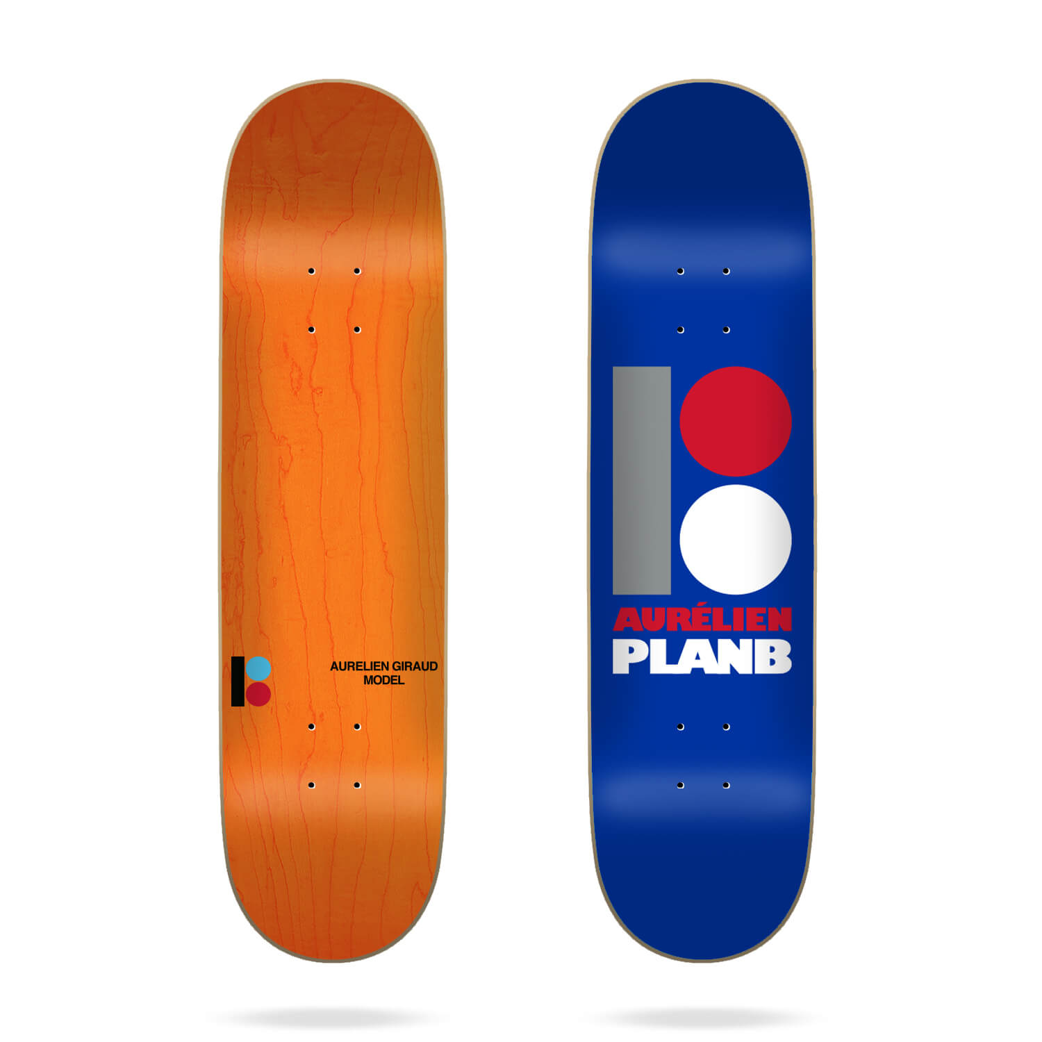 Plan B Skateboards Aurelien Flight Skateboard Deck 8.0